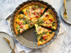 Loaded Veggie Quiche with Quinoa Crust