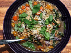 Winter Minestrone And Garlic Bruschetta Recipe Ina Garten Food