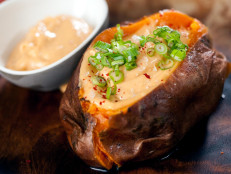 Baked Sweet Potato with Kalbi Butter