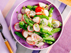 Crunchy Snap Pea Popcorn Salad Recipe Molly Yeh Food Network