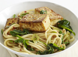 Udon with Tofu and Asian Greens