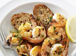 Shrimp Scampi with Garlic Toasts