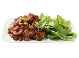 Sesame Chicken with Snow Peas