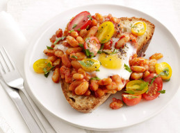 Baked Eggs and Beans on Toast