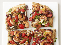Grilled Shrimp Pizza