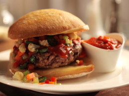 Fried Meatball Sandwiches with Giardiniera