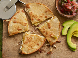 Chicken, Chili, and Cheese Quesadillas 