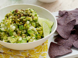 Pear and Pistachio Guacamole 