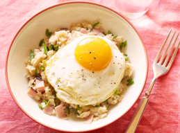 Ham, Egg and Cheese Oatmeal