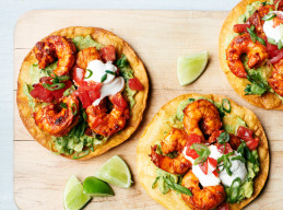 Shrimp-Avocado Tostadas