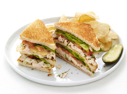Chicken-Potato Chip Club Sandwiches