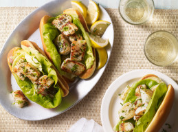 Brown Butter Scallop Rolls