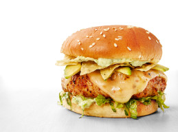 Tex-Mex Turkey Burgers with Avocado Mayonnaise