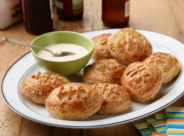 Jamaican Meat Pie Footballs