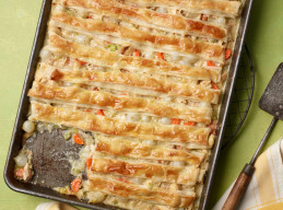 All-Crust Sheet Pan Chicken Pot Pie 