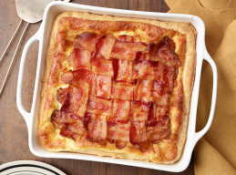 Bacon Lattice Breakfast Pie
