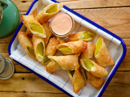 Fried Cheesy Pickles