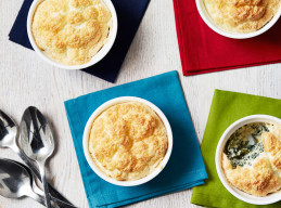 Cheddar Kale Souffle
