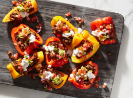 Bell Pepper Keto Nachos 