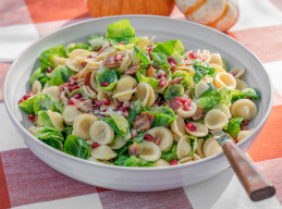 Bacon and Brussels Sprout Orecchiette