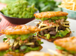 Tostone Steak Sandwich
