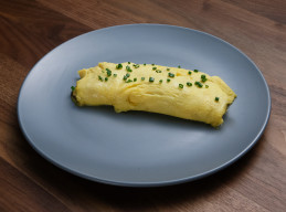 Ham and Mushroom French Rolled Omelet