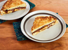 Chocolate-Hazelnut Spread French Toast Sandwiches
