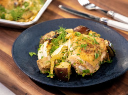 Keto Sheet Pan Chicken with Cabbage, Fennel and Eggplant
