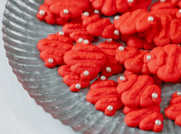 Red Hot Cinnamon Spritz Cookies