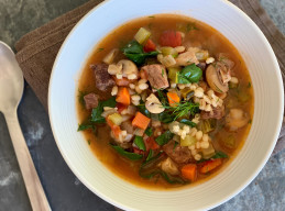 This Healthy Beef and Barley Soup Is the Coziest Dinner