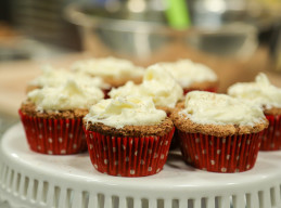 Carrot Cupcakes with Cream Cheese Frosting