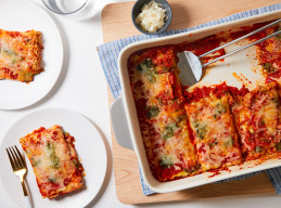 Easy Pesto Lasagna Roll-Ups