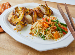 Thai Grilled Chicken with Green Papaya Salad