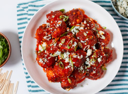 Buffalo Chicken Meatballs
