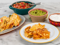 Ree's Quesadillas with Shrimp, Pineapple and Peppers