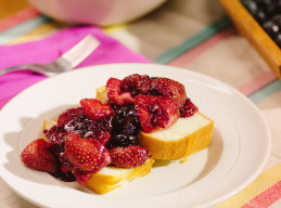 Roasted Mixed Berry Compote