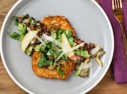 Pork Milanese with Warm Autumn Salad
