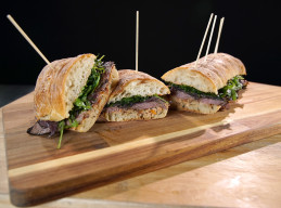 Guy's Big Game: Josh Capon's Steak Sandwiches