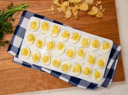 The Kitchen Thanksgiving Live: Parmesan Dijon Deviled Eggs with Crunchy Potato Chips