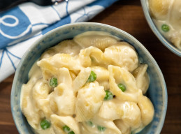 Mac and Cheese and Peas