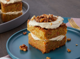 Cardamom-Brown Butter Carrot Cake with Espresso Frosting