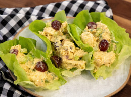 Curried Chicken Lettuce Wraps 