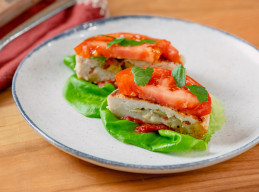 Antipasto-Stuffed Turkey Burgers
