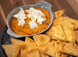 Romesco Dip with Goat Cheese