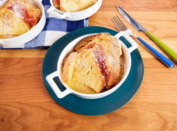 Individual PB&J Baked French Toast 