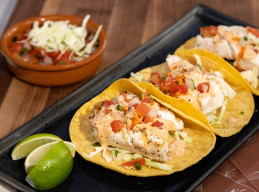 Grilled Fish Tacos with Chipotle Crema