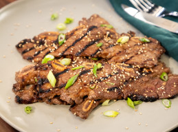 Grilled Korean BBQ Beef Short Ribs