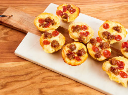 Mini Deep-Dish Pizzas