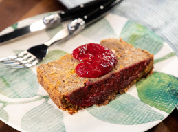 Apple Quinoa Lentil Loaf