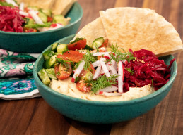 Loaded Vegan Hummus Bowls 
